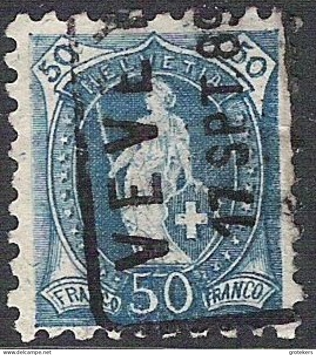 ZWITSERLAND Yvert 84 (Zu 70B, Mi 62XB) - Used Stamps