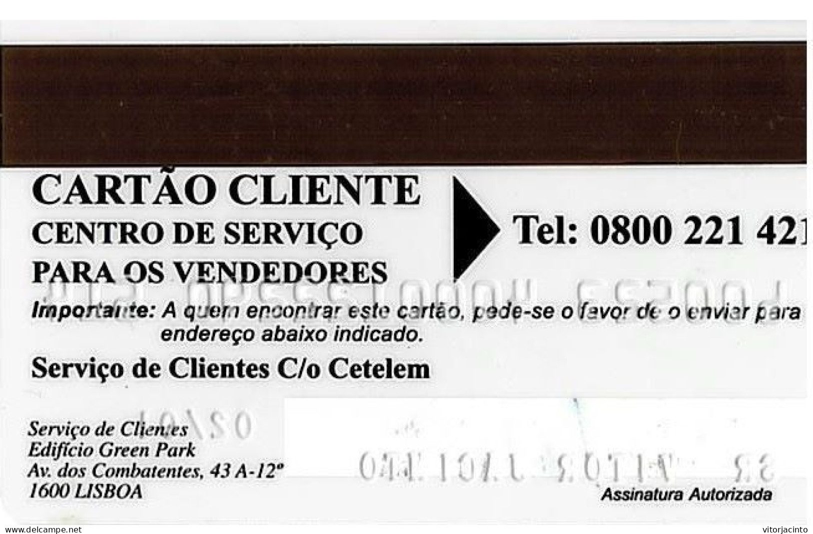 PORTUGAL - Club Don Olgodon - Cetelem - Carte Di Credito (scadenza Min. 10 Anni)