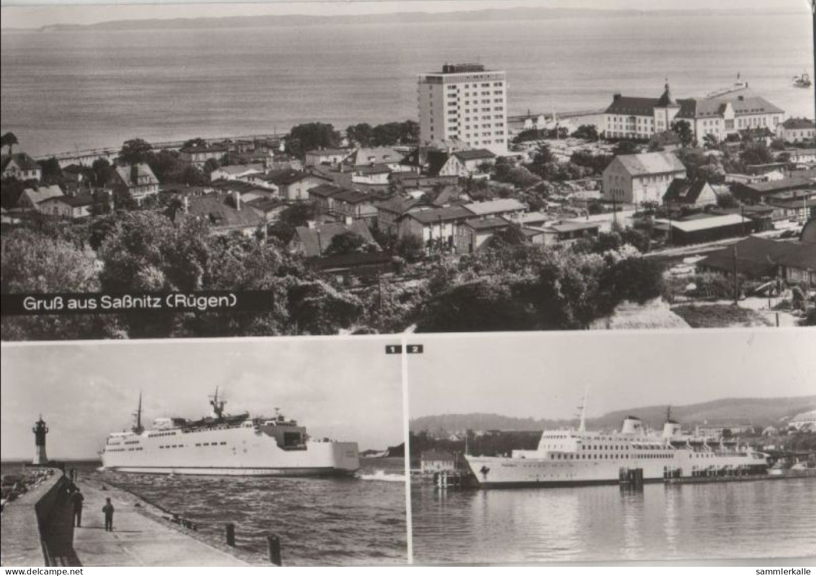 80611 - Sassnitz - U.a. Schwedenfährschiff Skane - Ca. 1980 - Sassnitz