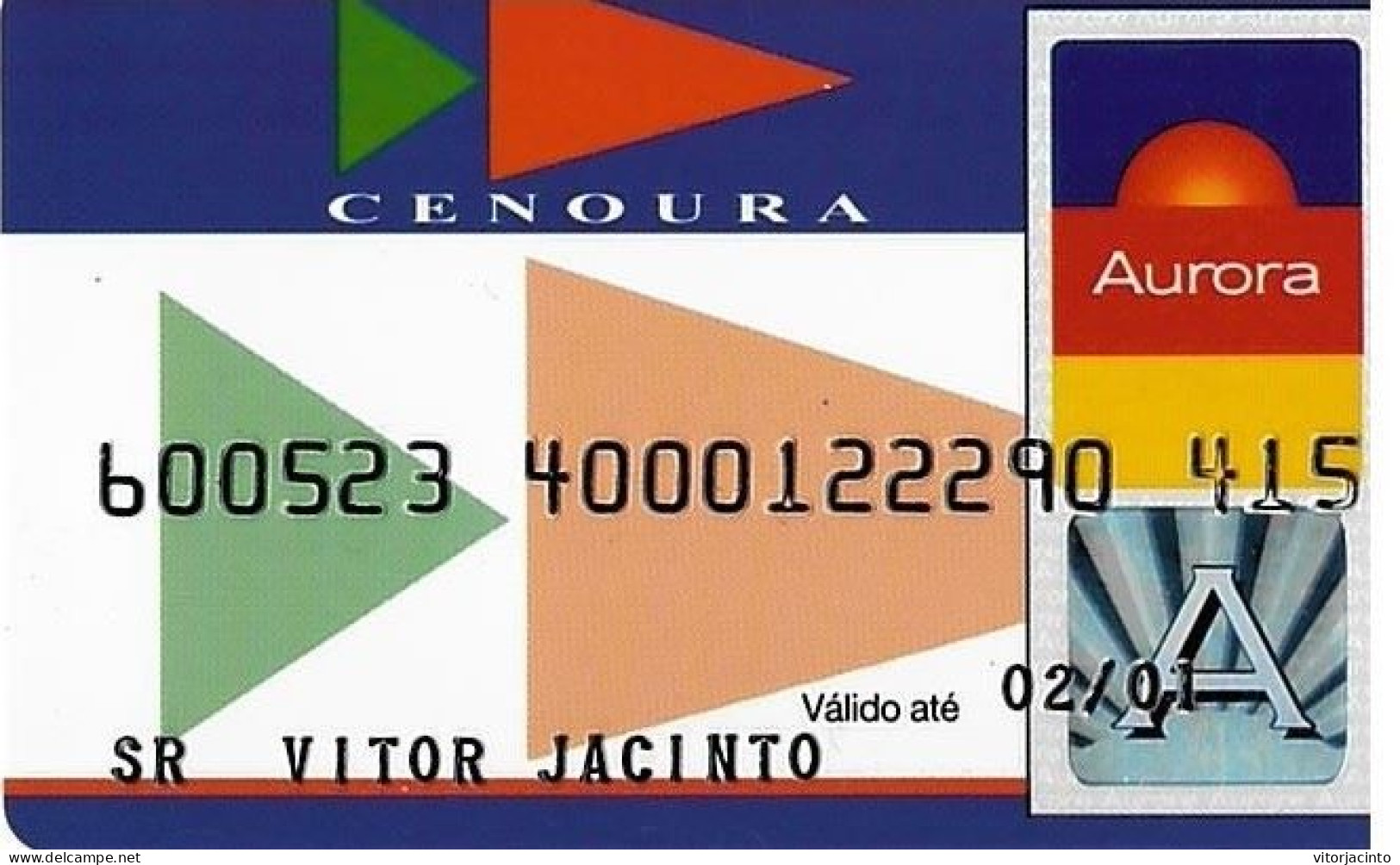 PORTUGAL - Cenoura - Cetelem - Krediet Kaarten (vervaldatum Min. 10 Jaar)