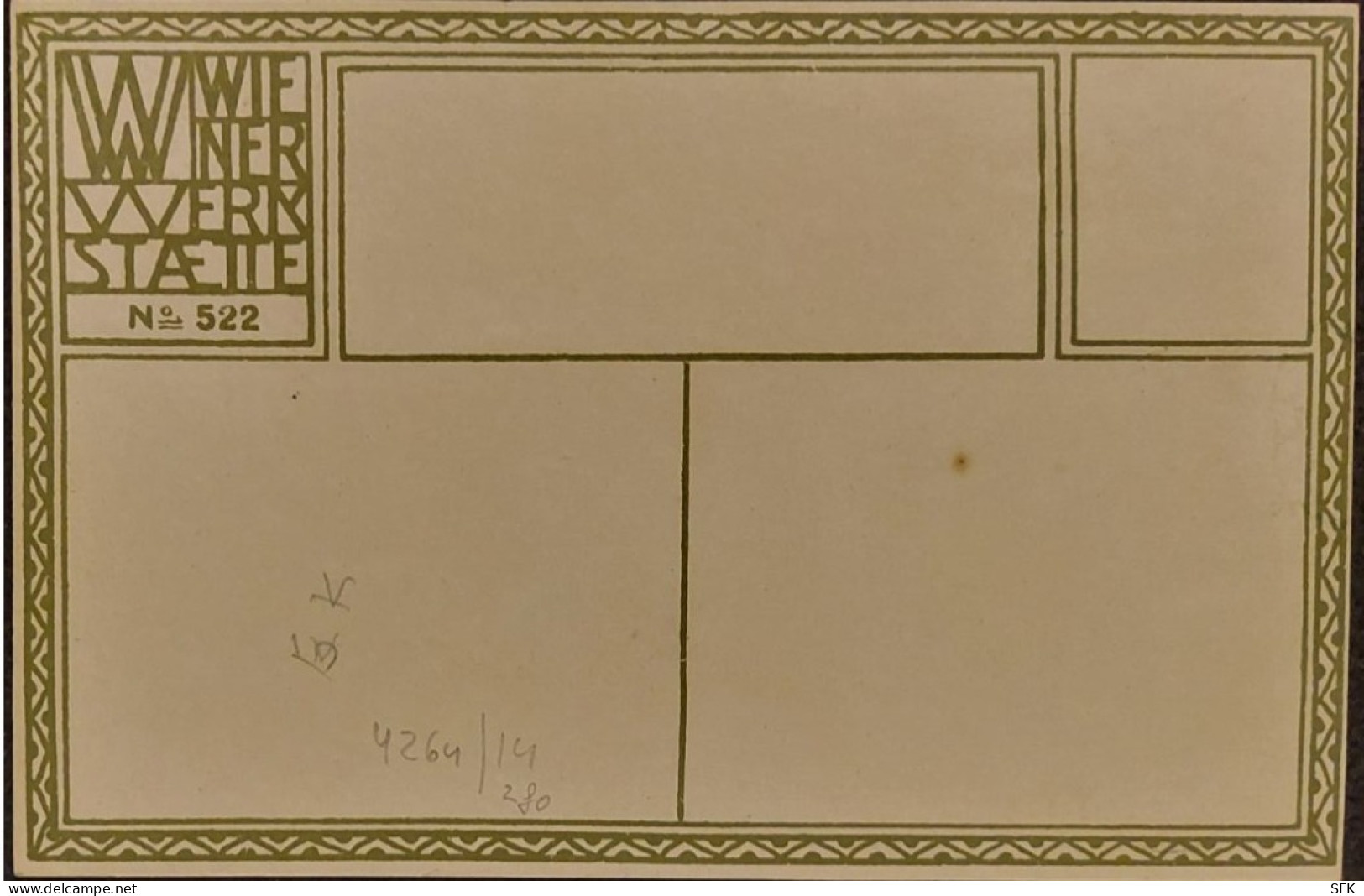 WW 522  Mela  Kohler Original With Guarantee, Artist Signature I- FV, 811 - Koehler, Mela