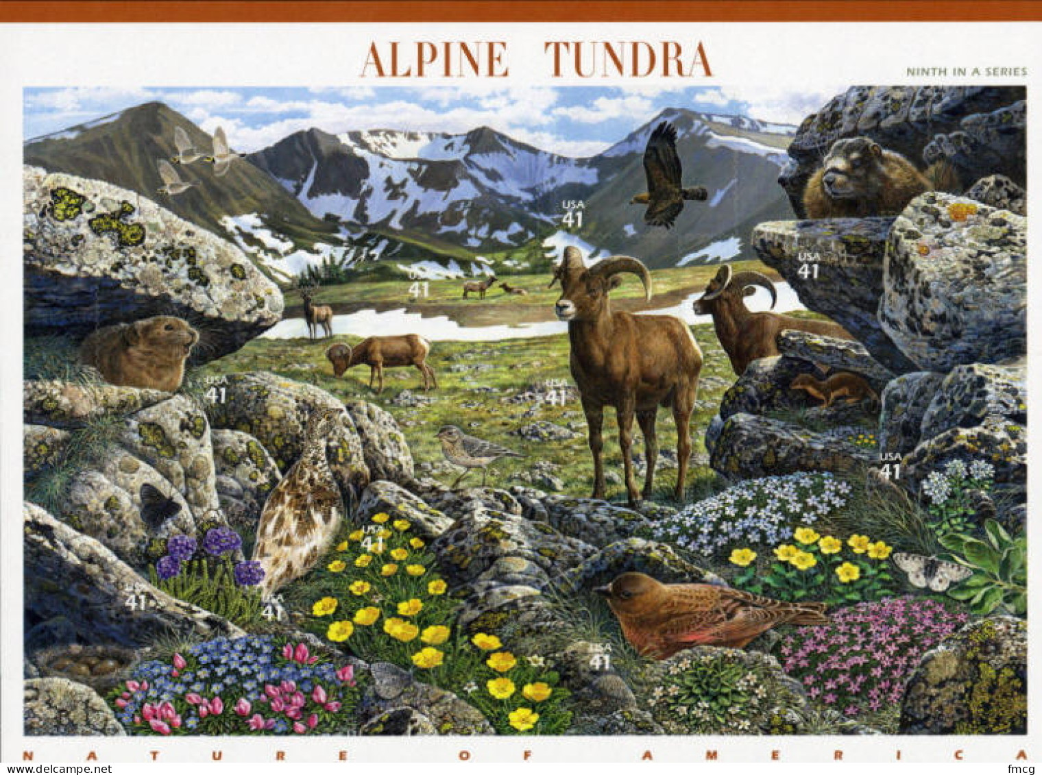 2007 Alpine Tundra, 10 Stamps, Mint Never Hinged - Ungebraucht