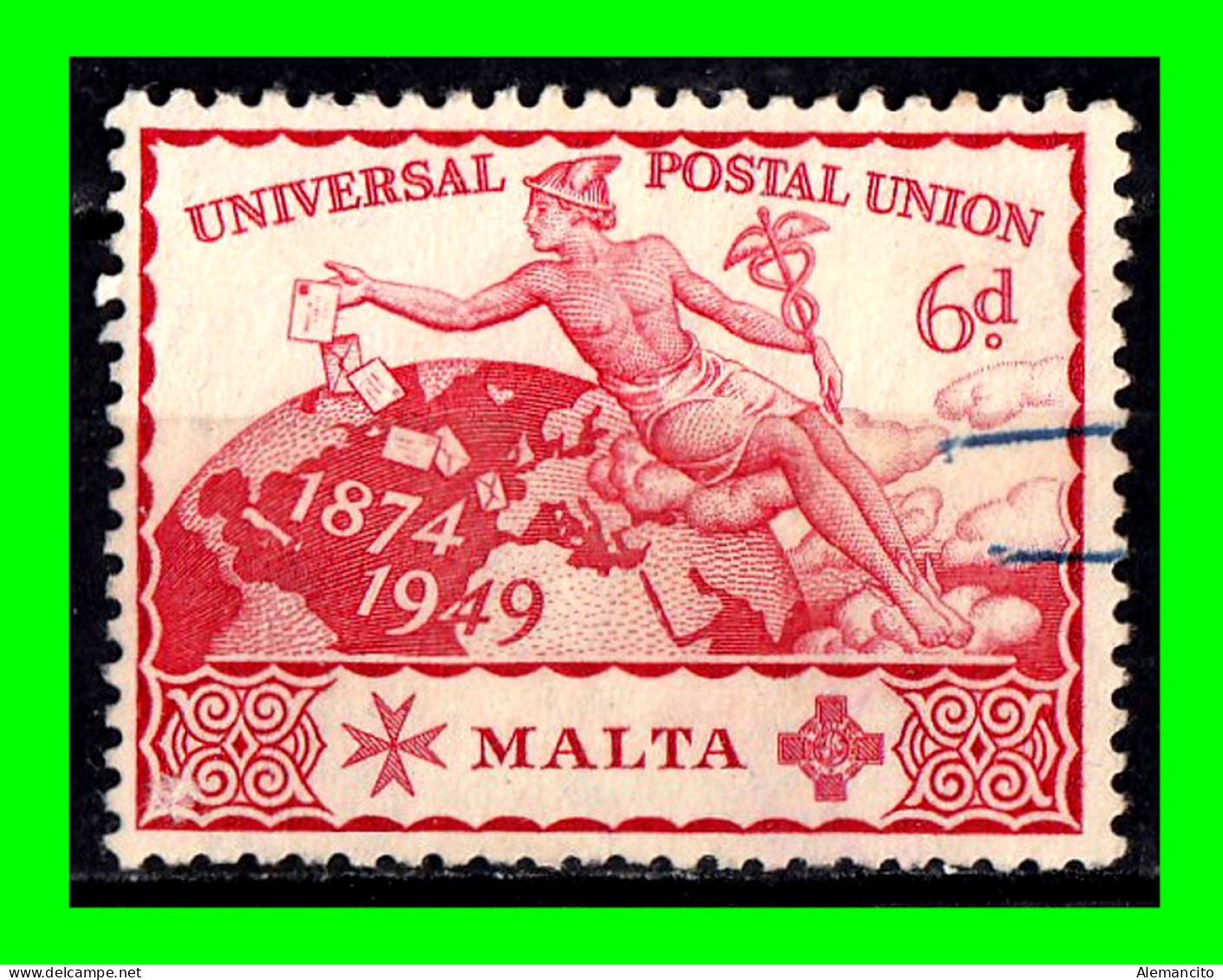 MALTA  ( EUROPA )  SELLO  AÑO 1949 - Malte