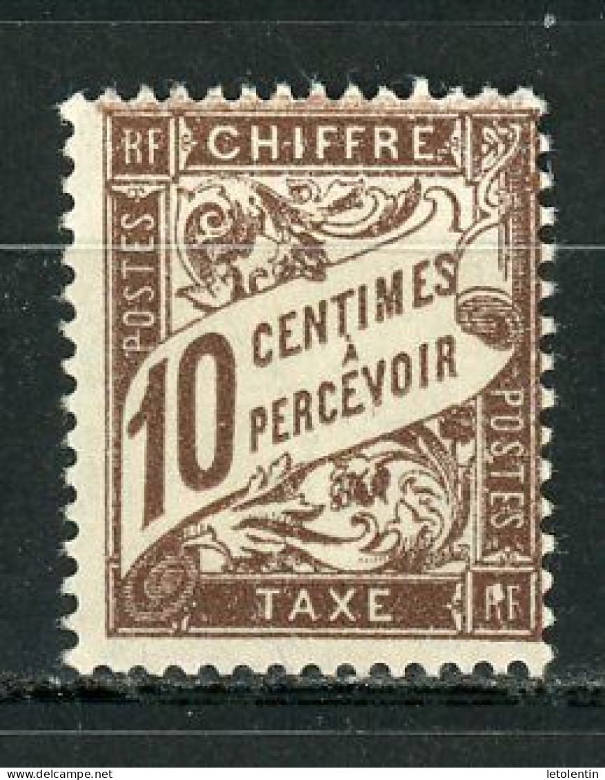 FRANCE - TAXE  - N° Yvert 29 * - 1859-1959 Postfris