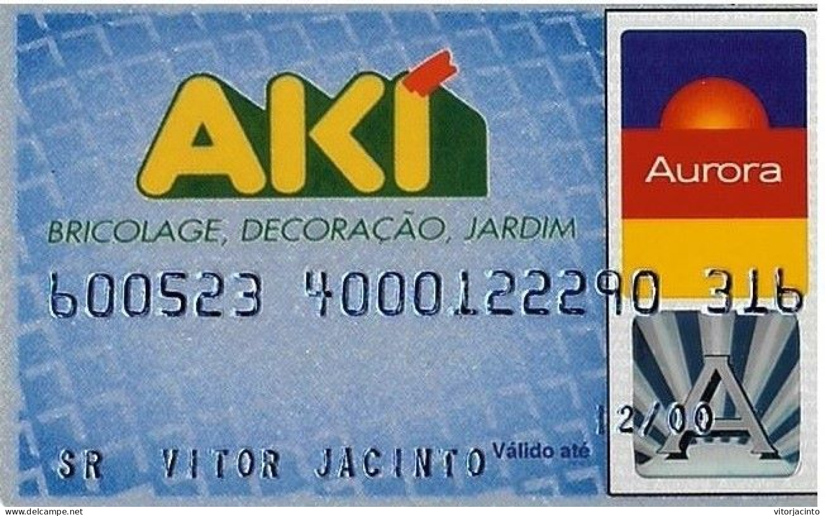 PORTUGAL - AKI - Cetelem - Tarjetas De Crédito (caducidad Min 10 Años)