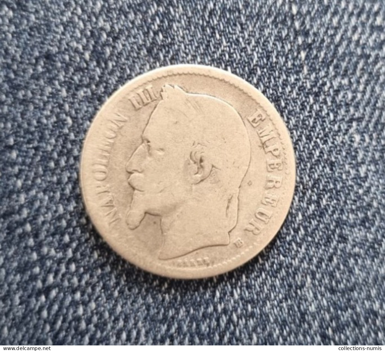 1 Francs Napoléon 3 - 1866 - 1 Franc