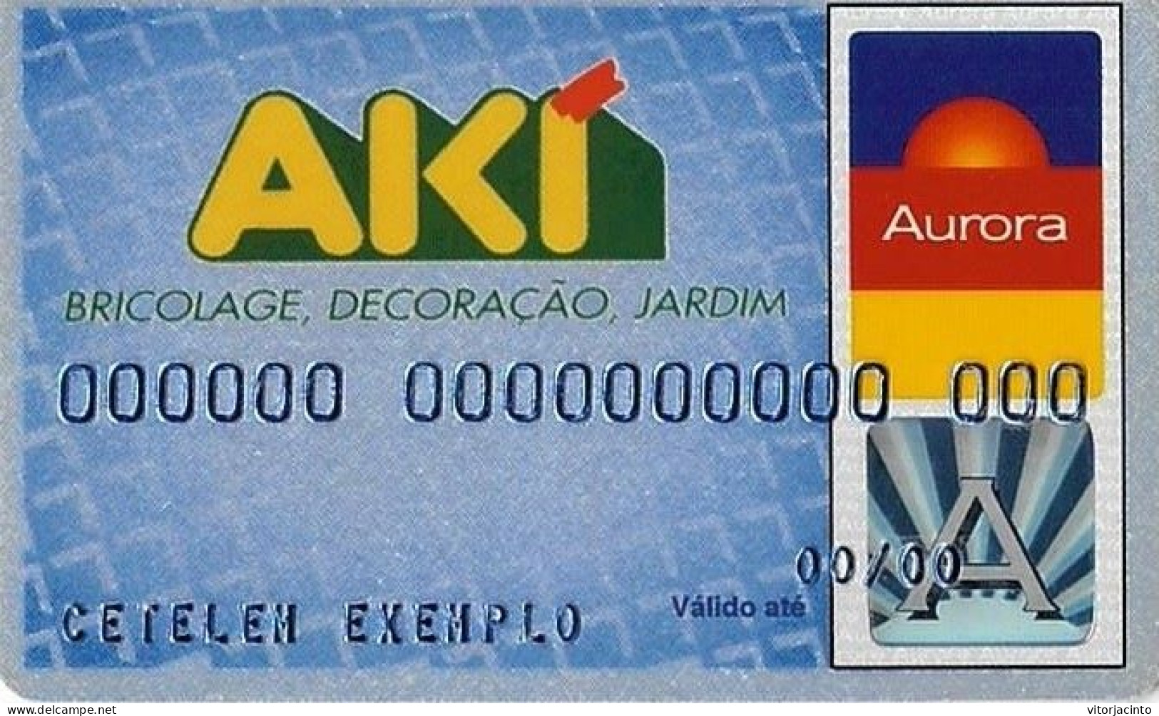 PORTUGAL - AKI - Cetelem  (sample) - Credit Cards (Exp. Date Min. 10 Years)