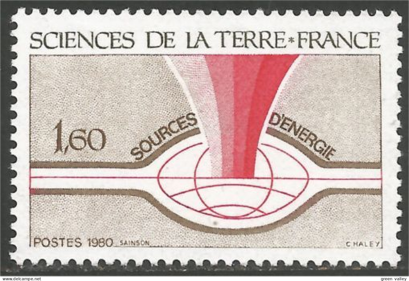 350 France Yv 2093 Earth Sciences Terre Energie MNH ** Neuf SC (2093-1c) - Altri & Non Classificati