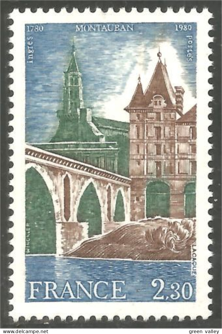 350 France Yv 2083 Pont Montauban Bridge Brucke Ponte MNH ** Neuf SC (2083-1b) - Monumentos