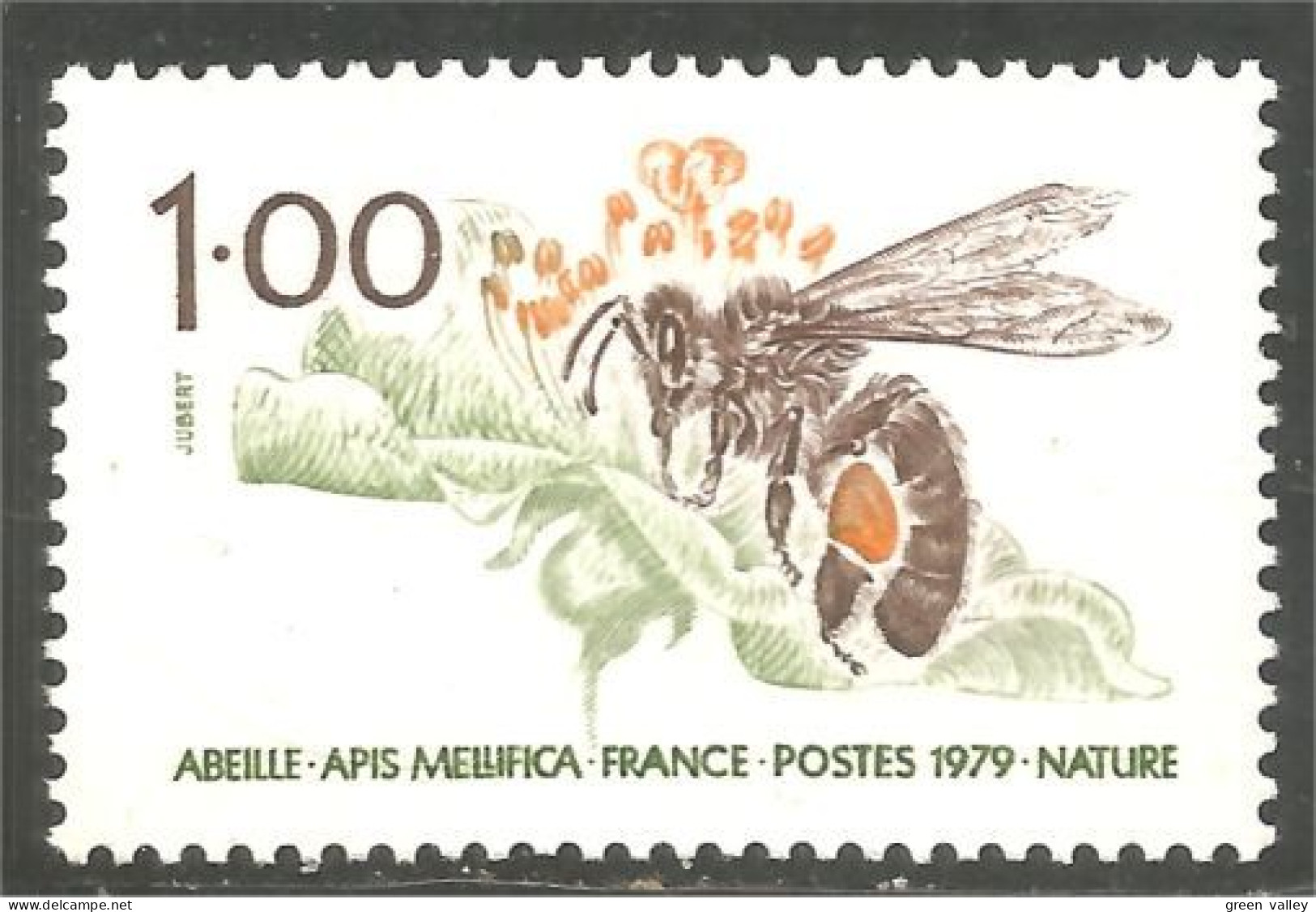 350 France Yv 2039 Nature Abeille Bee Miel Honey Honig Biene Ape Miele MNH ** Neuf SC (2039-1b) - Levensmiddelen