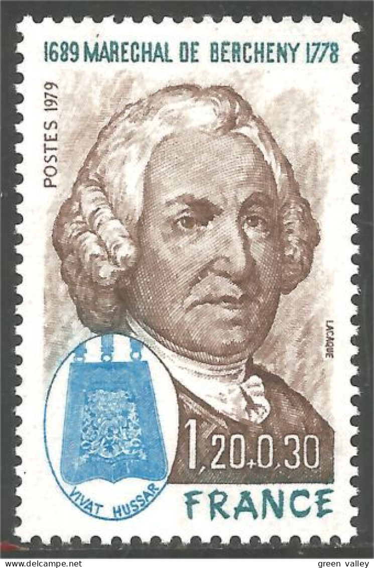 350 France Yv 2029 Maréchal De Bercheny MNH ** Neuf SC (2029-1c) - Other & Unclassified