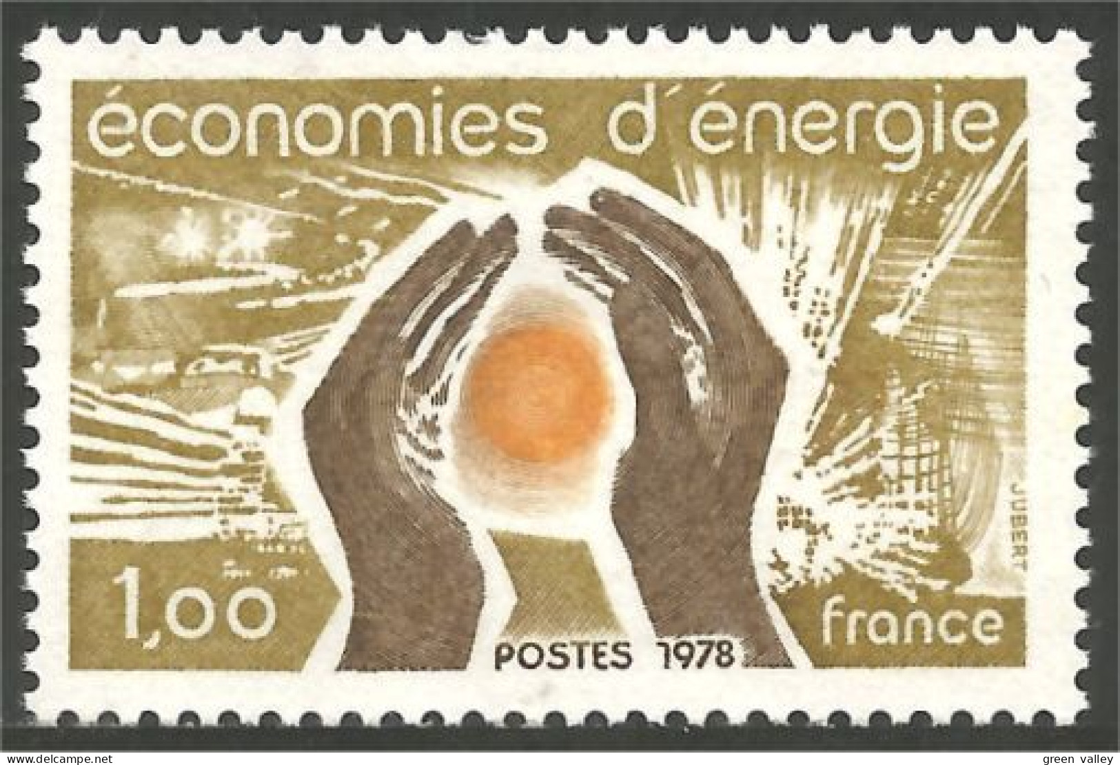 350 France Yv 2007 Économies Énergie Save Energy MNH ** Neuf SC (2007-1b) - Autres & Non Classés