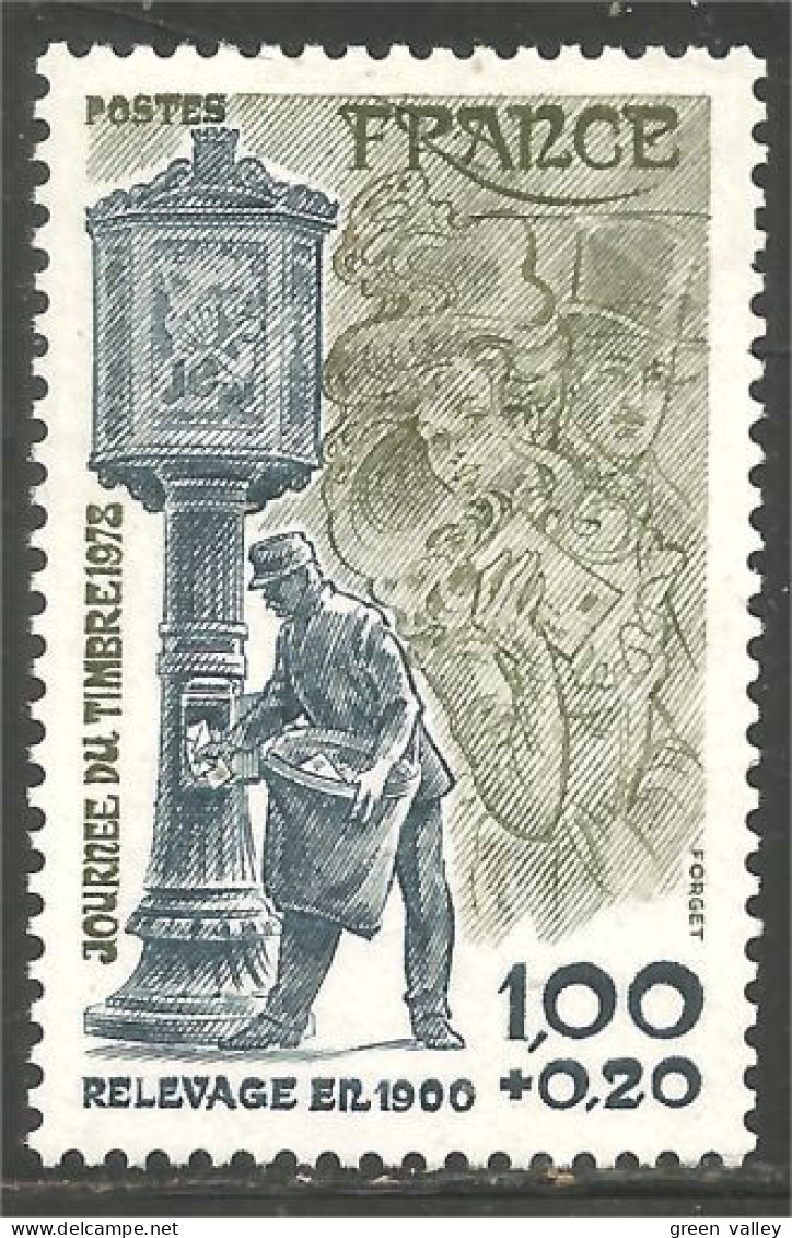 350 France Yv 2004 Journée Timbre Stamp Day Facteur Postman Mailman MNH ** Neuf SC (2004-1b) - Autres & Non Classés