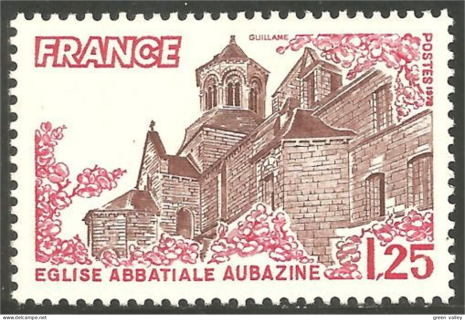 350 France Yv 2001 Église Abbaye Aubazine Abbey MNH ** Neuf SC (2001-1c) - Monumenten