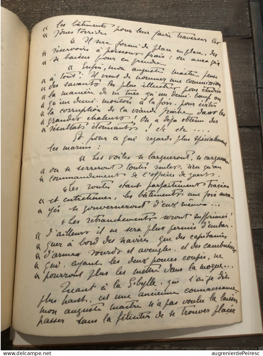 Lettre Du Passage De La Ligne De La Frégate Sybille 1860 Nouvelle Caledonie - Boten
