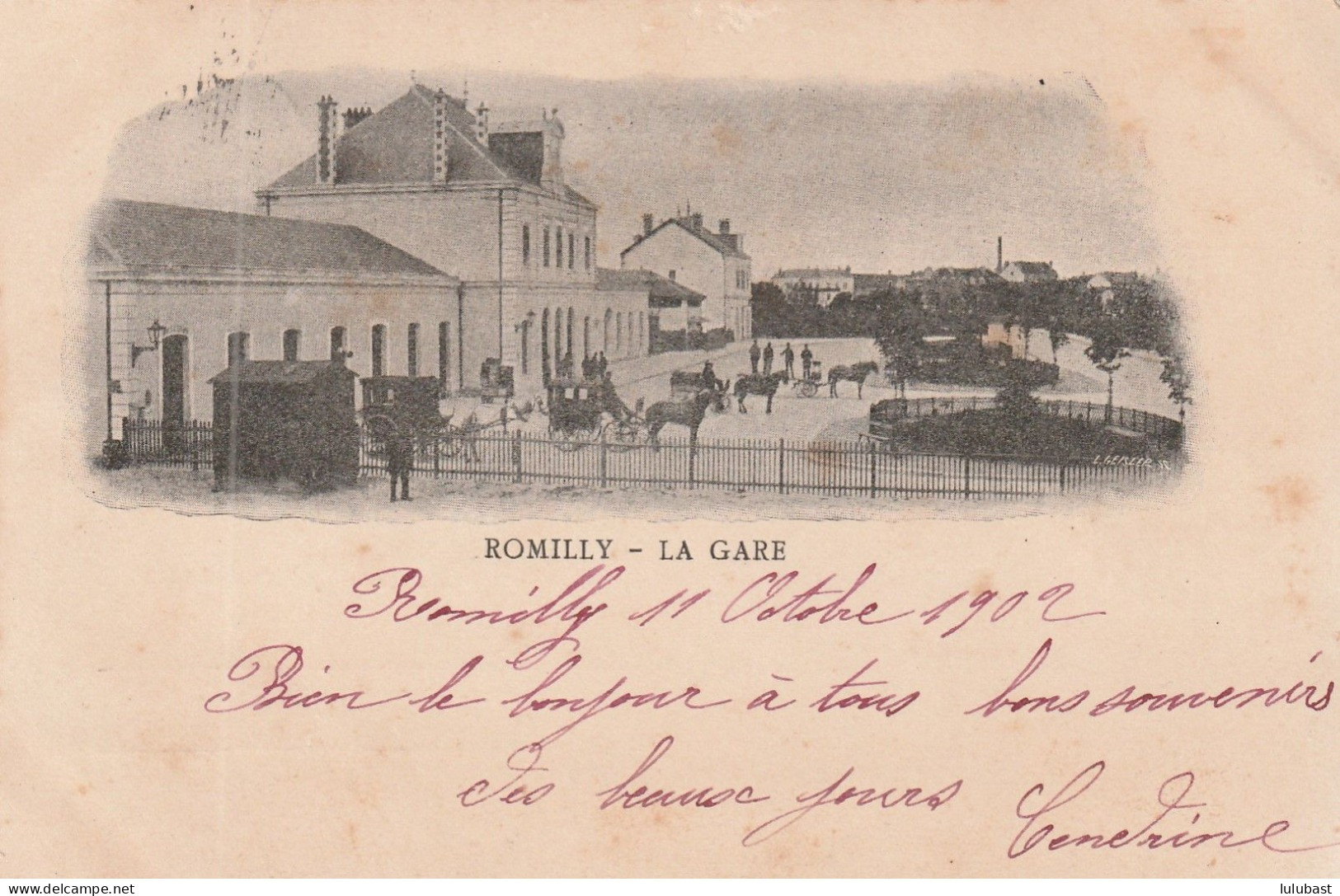 ROMILLY : La Gare. - Romilly-sur-Seine