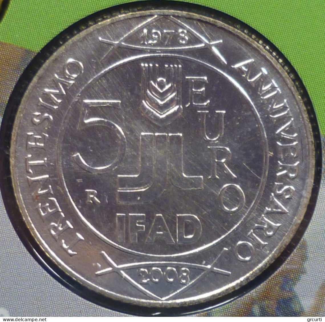 Italia - 2008 - Serie Divisionale - Con 5 € 30° I.F.A.D. - Italie