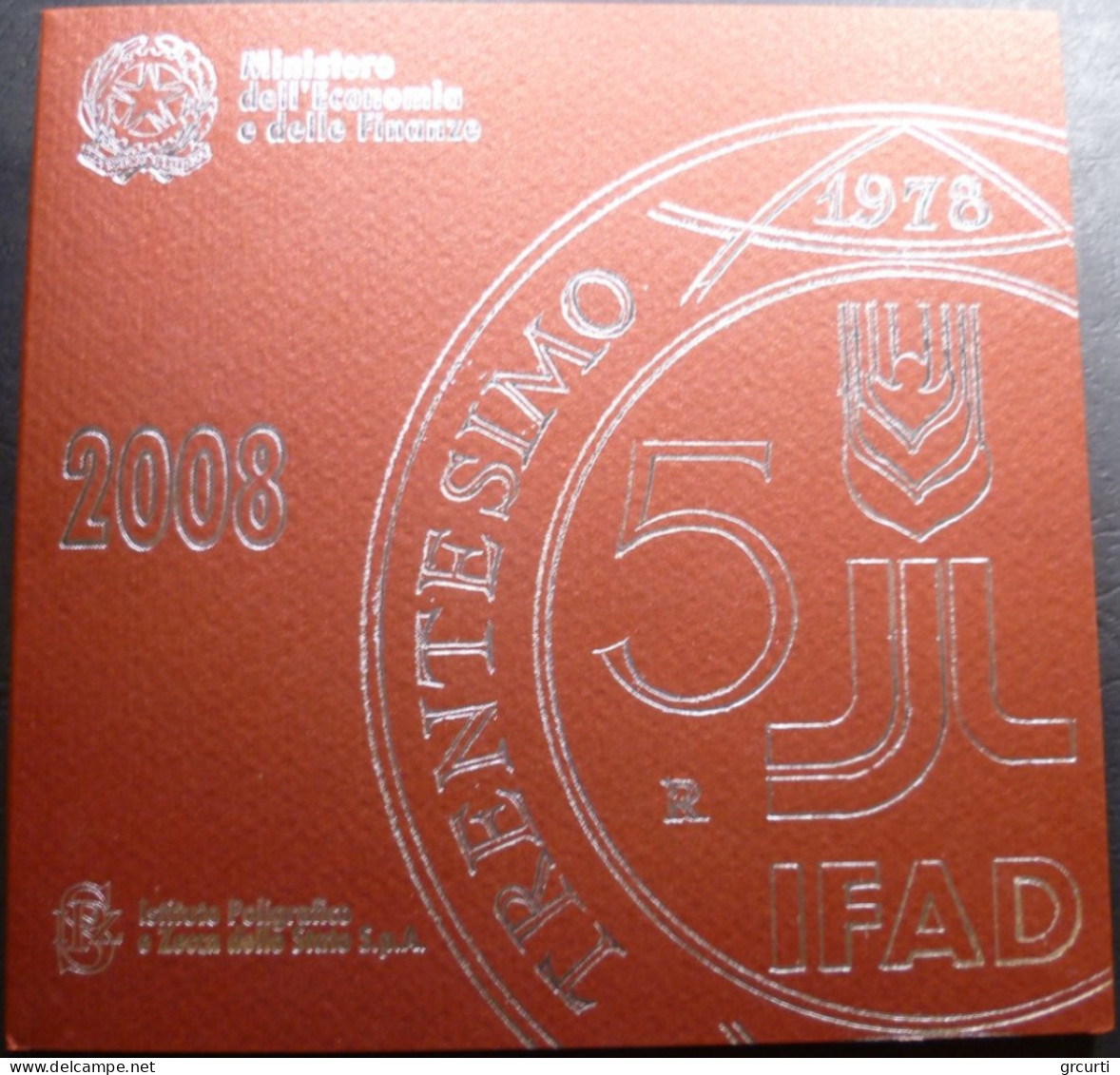 Italia - 2008 - Serie Divisionale - Con 5 € 30° I.F.A.D. - Italie