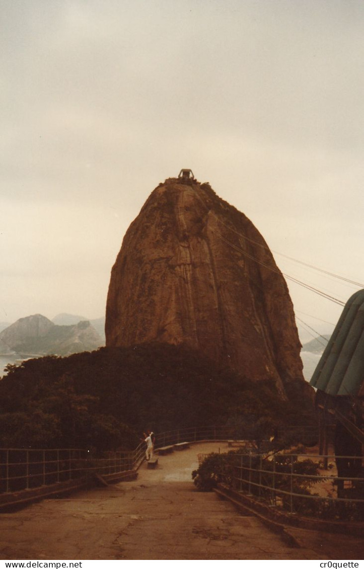 PHOTOGRAPHIES ORIGINALES / BRESIL - RIO DE JANEIRO en 1986 (lot de 22 photos)