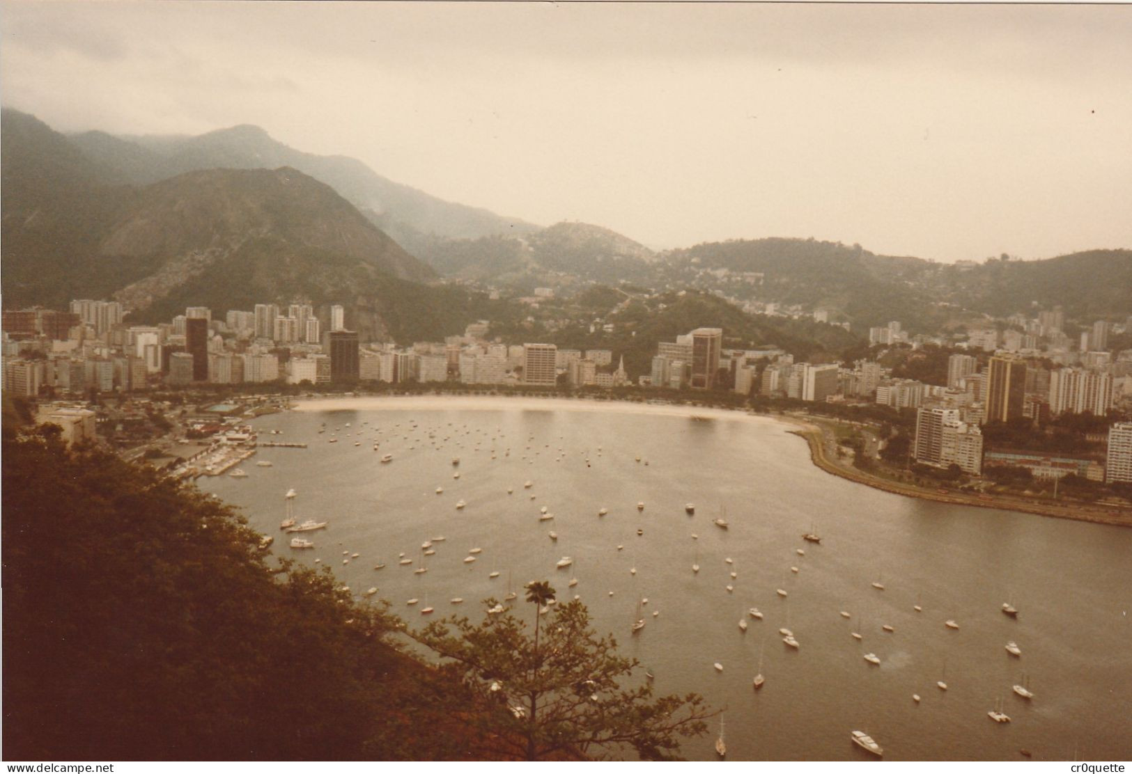 PHOTOGRAPHIES ORIGINALES / BRESIL - RIO DE JANEIRO en 1986 (lot de 22 photos)