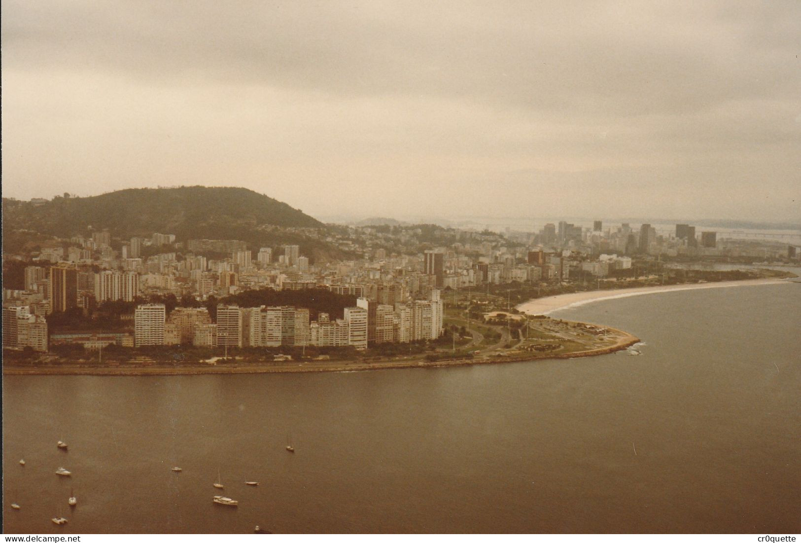 PHOTOGRAPHIES ORIGINALES / BRESIL - RIO DE JANEIRO en 1986 (lot de 22 photos)