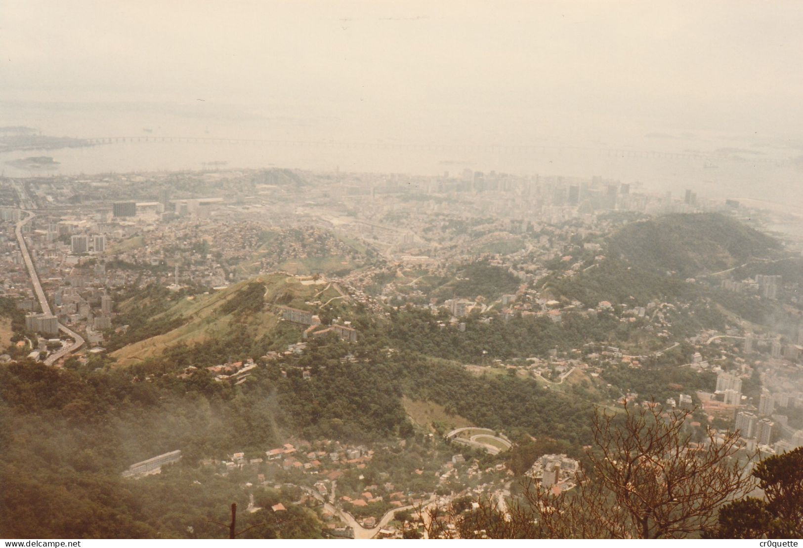 PHOTOGRAPHIES ORIGINALES / BRESIL - RIO DE JANEIRO en 1986 (lot de 22 photos)