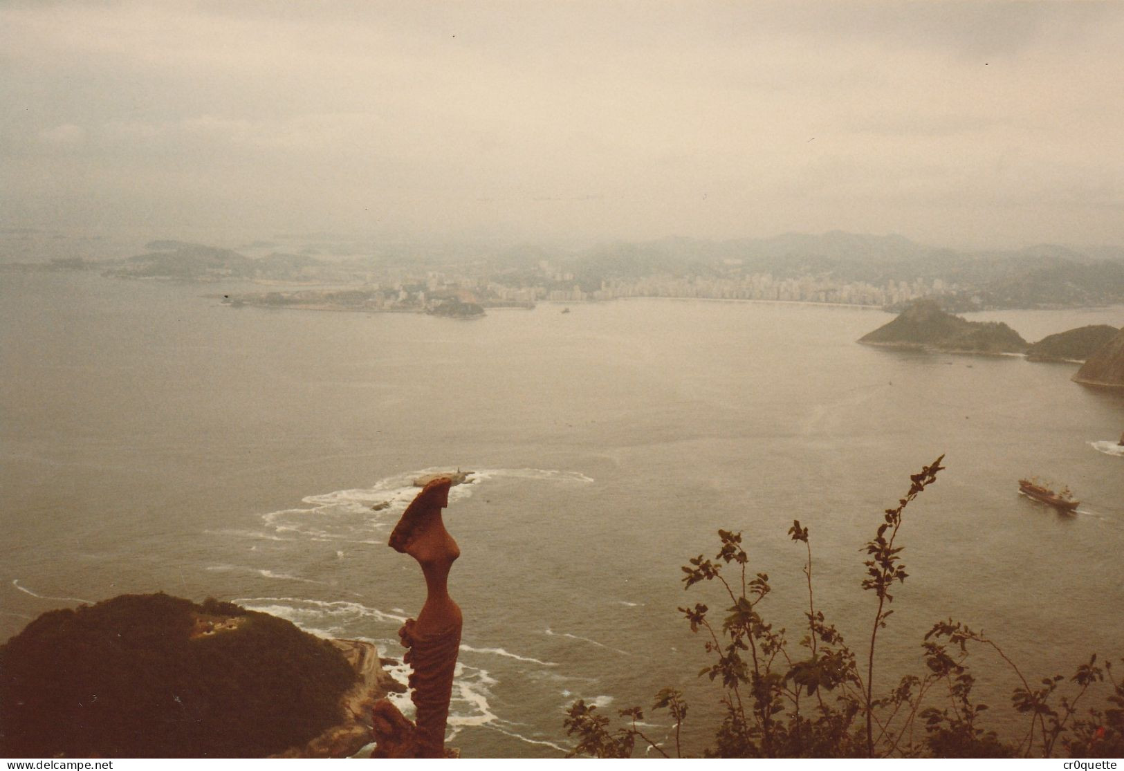 PHOTOGRAPHIES ORIGINALES / BRESIL - RIO DE JANEIRO en 1986 (lot de 22 photos)