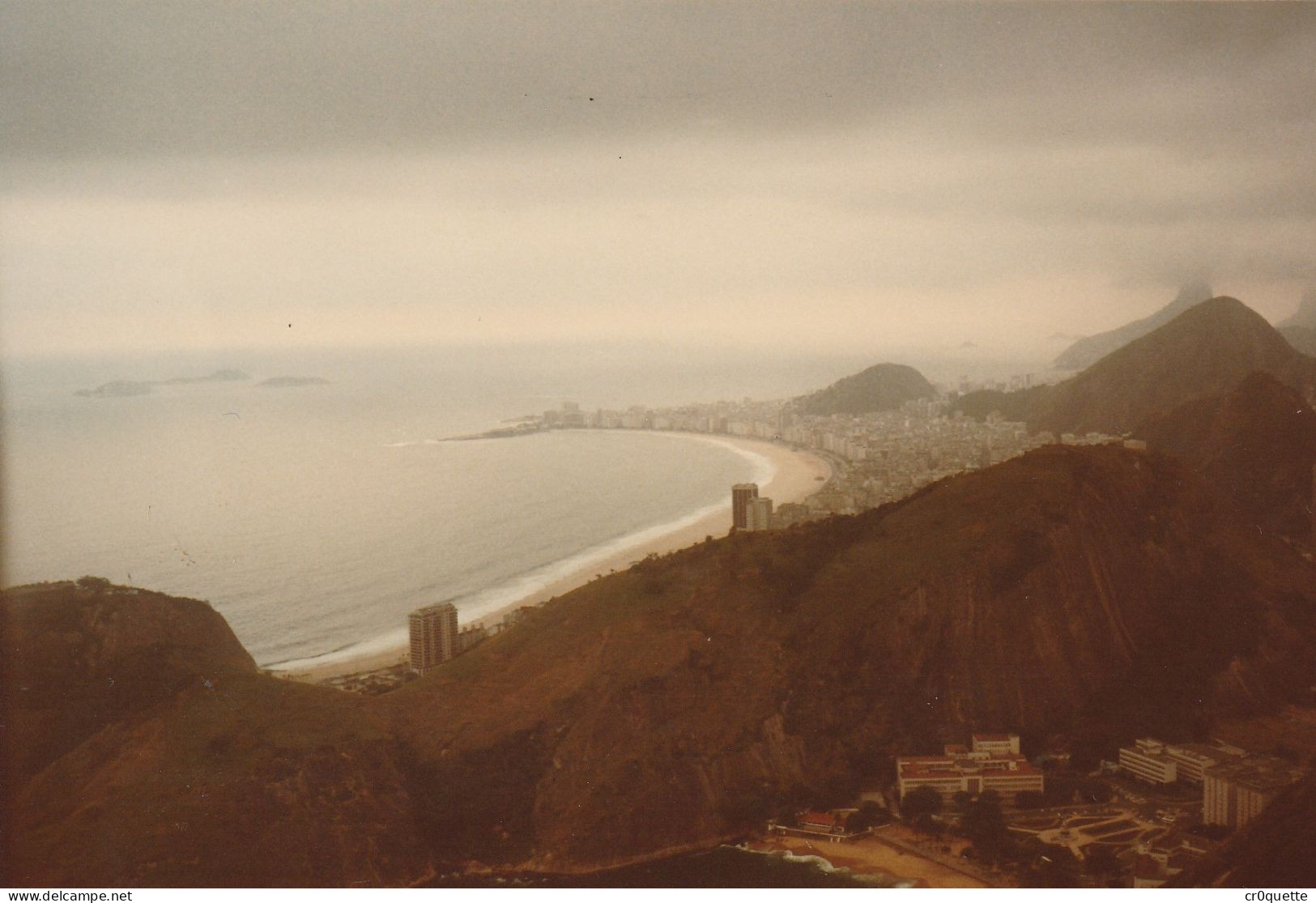 PHOTOGRAPHIES ORIGINALES / BRESIL - RIO DE JANEIRO en 1986 (lot de 22 photos)