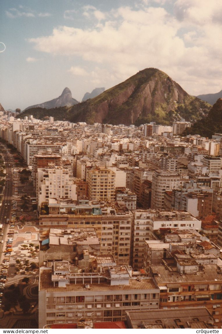 PHOTOGRAPHIES ORIGINALES / BRESIL - RIO DE JANEIRO en 1986 (lot de 22 photos)