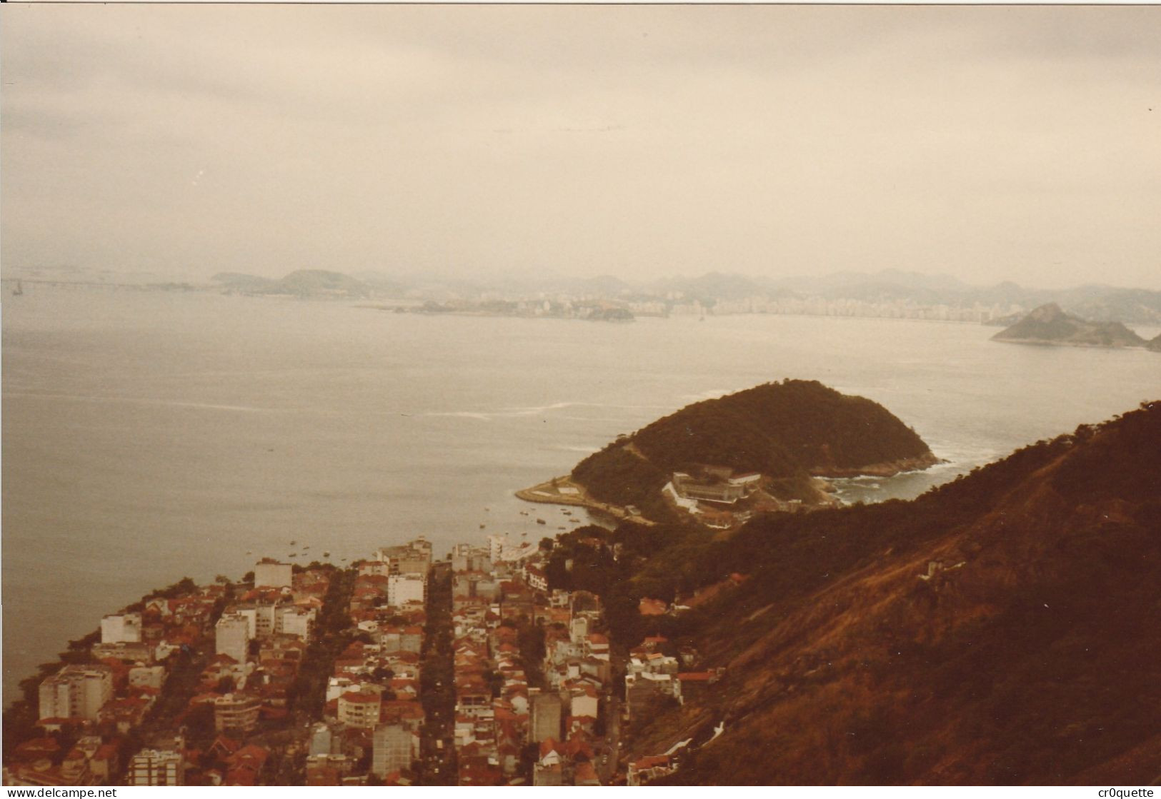 PHOTOGRAPHIES ORIGINALES / BRESIL - RIO DE JANEIRO en 1986 (lot de 22 photos)