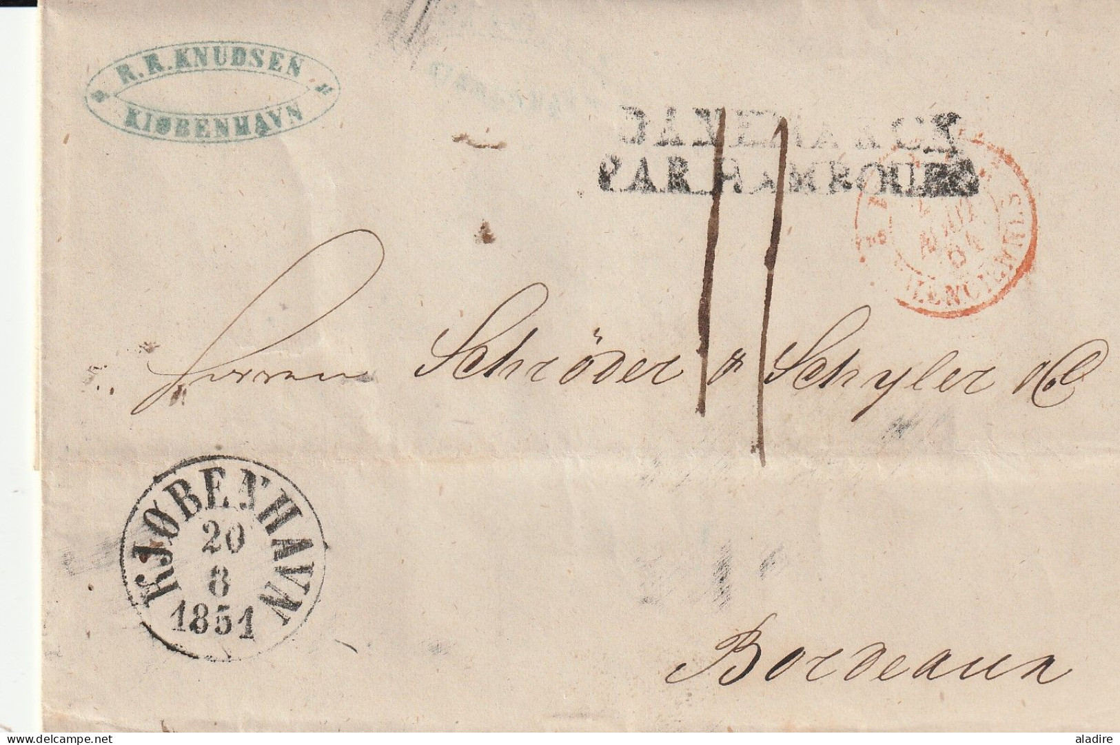 DENMARK DANMARK Danemark - 1839 / 1938 - Collection Of 7 Old Letters And Cards - 14 Scans - Lotes & Colecciones