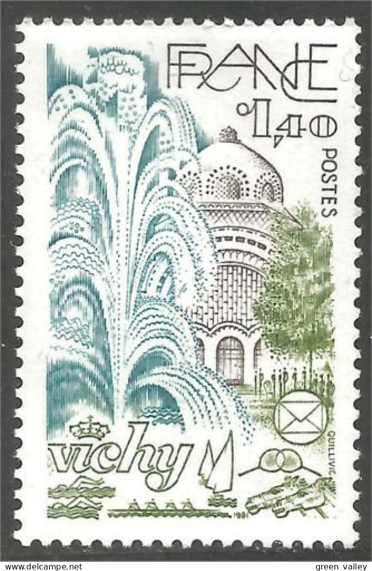 351 France Yv 2144 Société Philatélique Vichy Eau Water Wasser Aqua Agua MNH ** Neuf SC (2144-1d) - Thermalisme