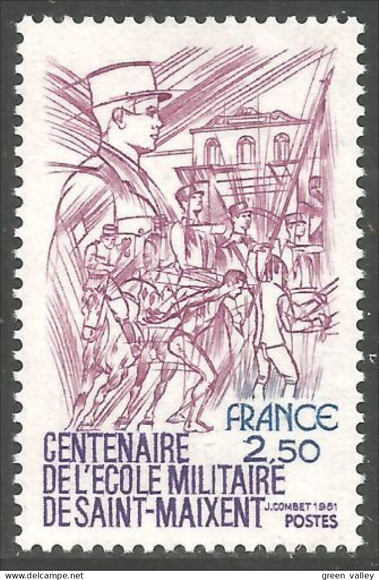 351 France Yv 2140 Ecole Militaire Saint-Maixent School Sports MNH ** Neuf SC (2140-1c) - Andere & Zonder Classificatie