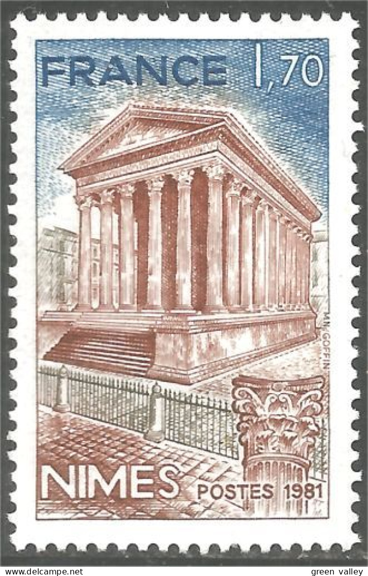 351 France Yv 2133 Maison Carrée Nimes MNH ** Neuf SC (2133-1c) - Otros & Sin Clasificación