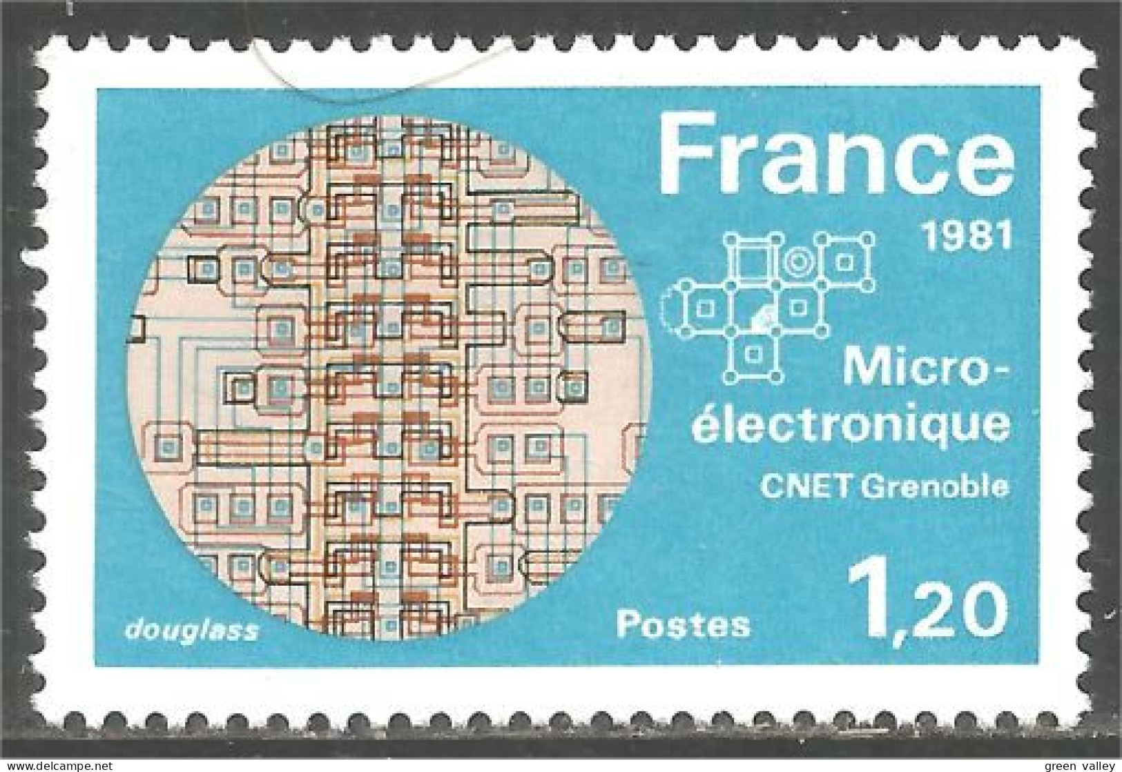 351 France Yv 2126 Microprocesseurs Computer Informatique MNH ** Neuf SC (2126-1b) - Informatica