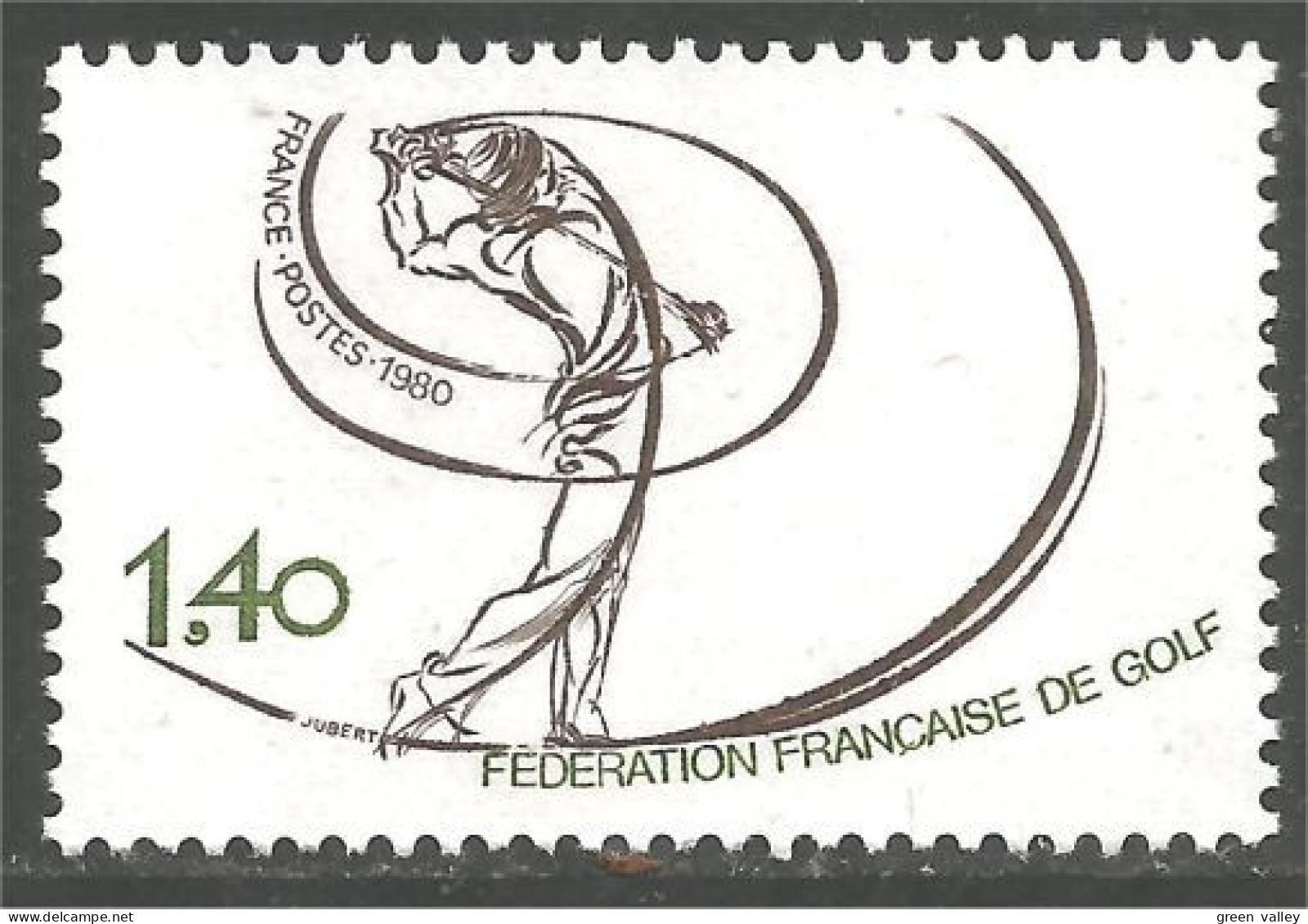 351 France Yv 2105 Fédération Golf MNH ** Neuf SC (2105-1b) - Golf