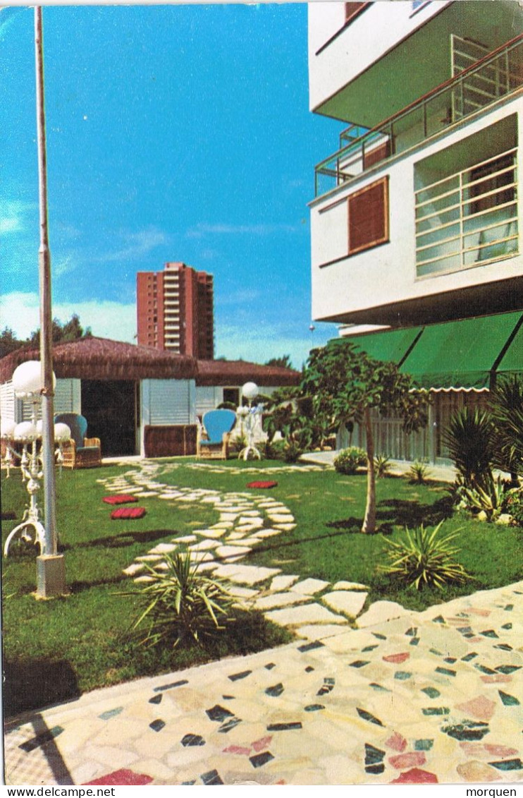 54742. Postal PLAYA De SAN JUAN (Alicante) 1976. Vista Residencia Banco Exterior De España - Lettres & Documents