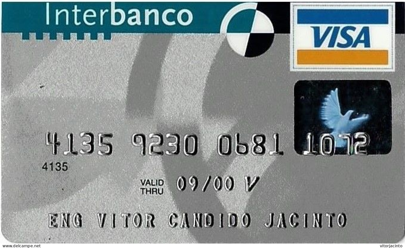 PORTUGAL - Interbanco - VISA (Mitsubishi Motors) - Cartes De Crédit (expiration Min. 10 Ans)