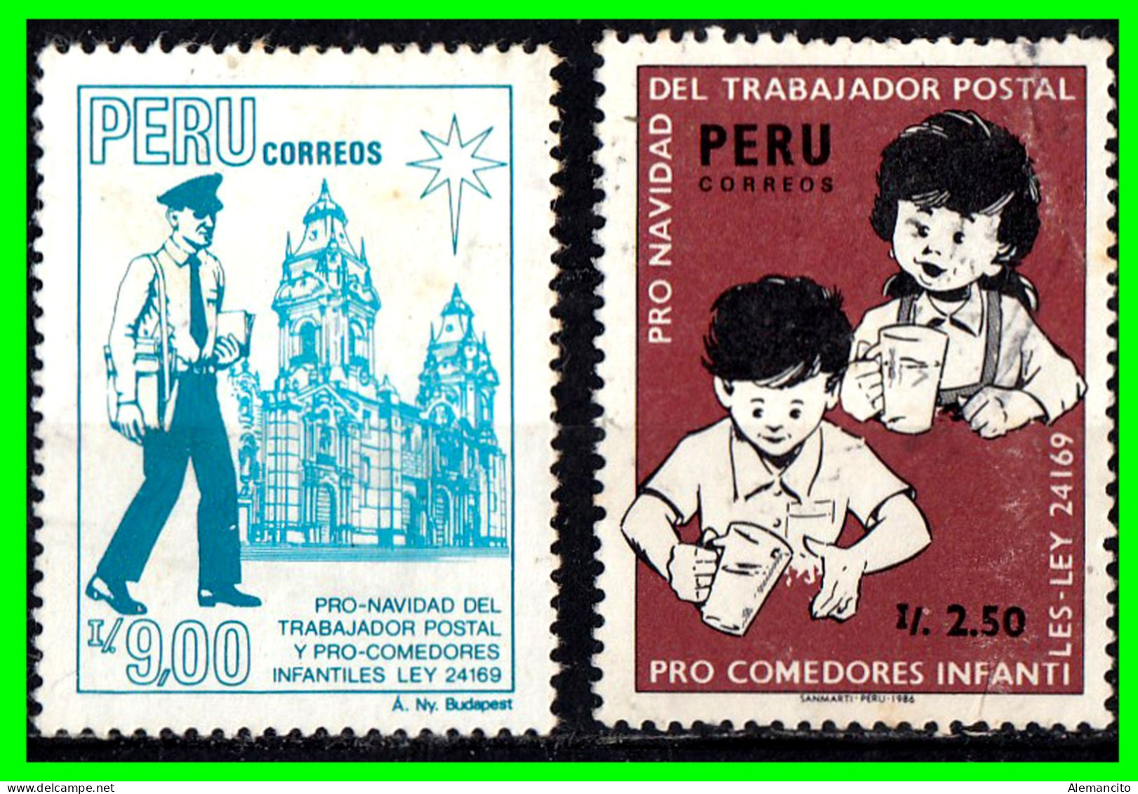 PERU ( AMERICA ) SELLOS DIFERENTES AÑOS Y VALORES - Pérou