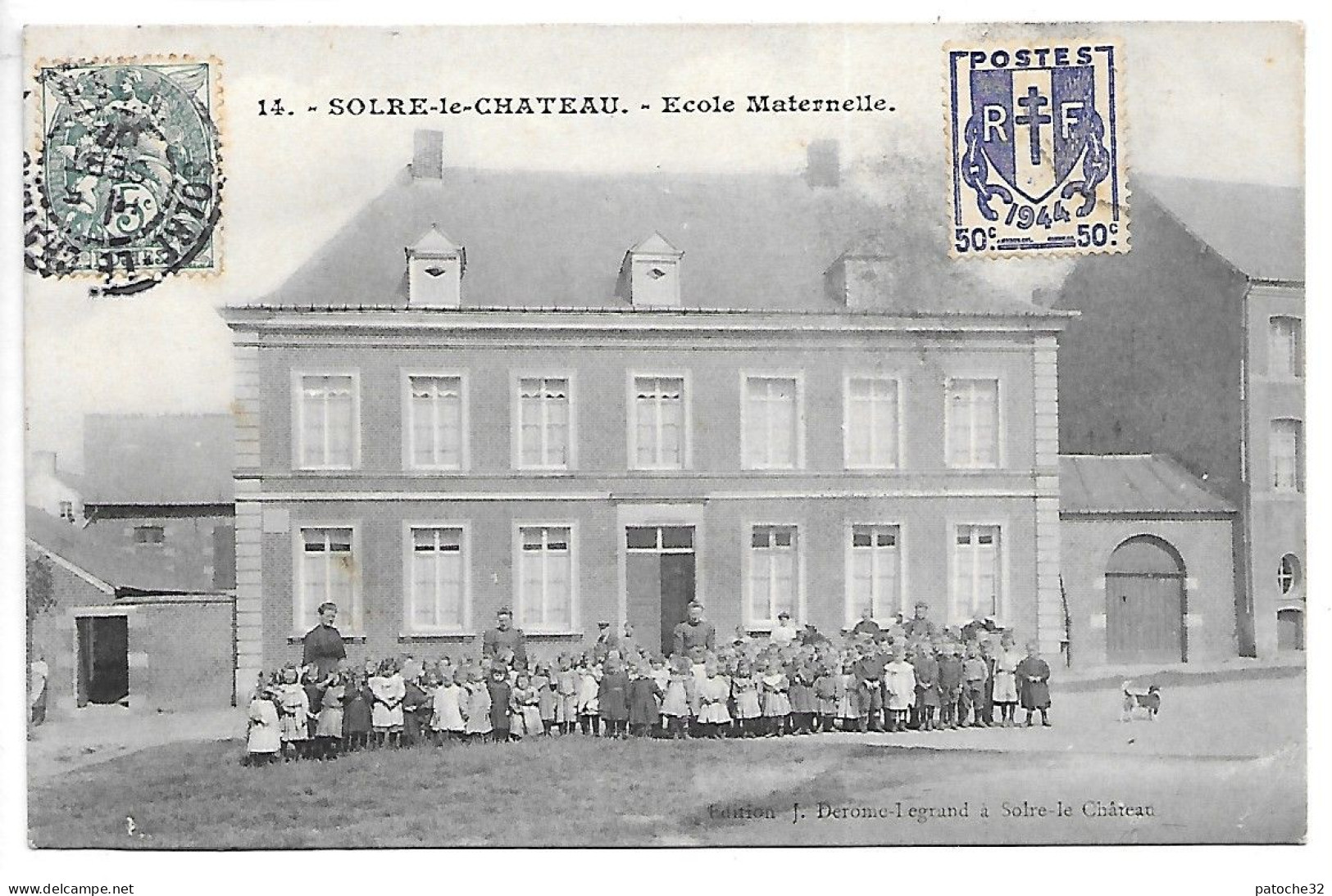 Cpa...Solre-le-Chateau...(nord)...école Maternelle...1907...animée... - Solre Le Chateau