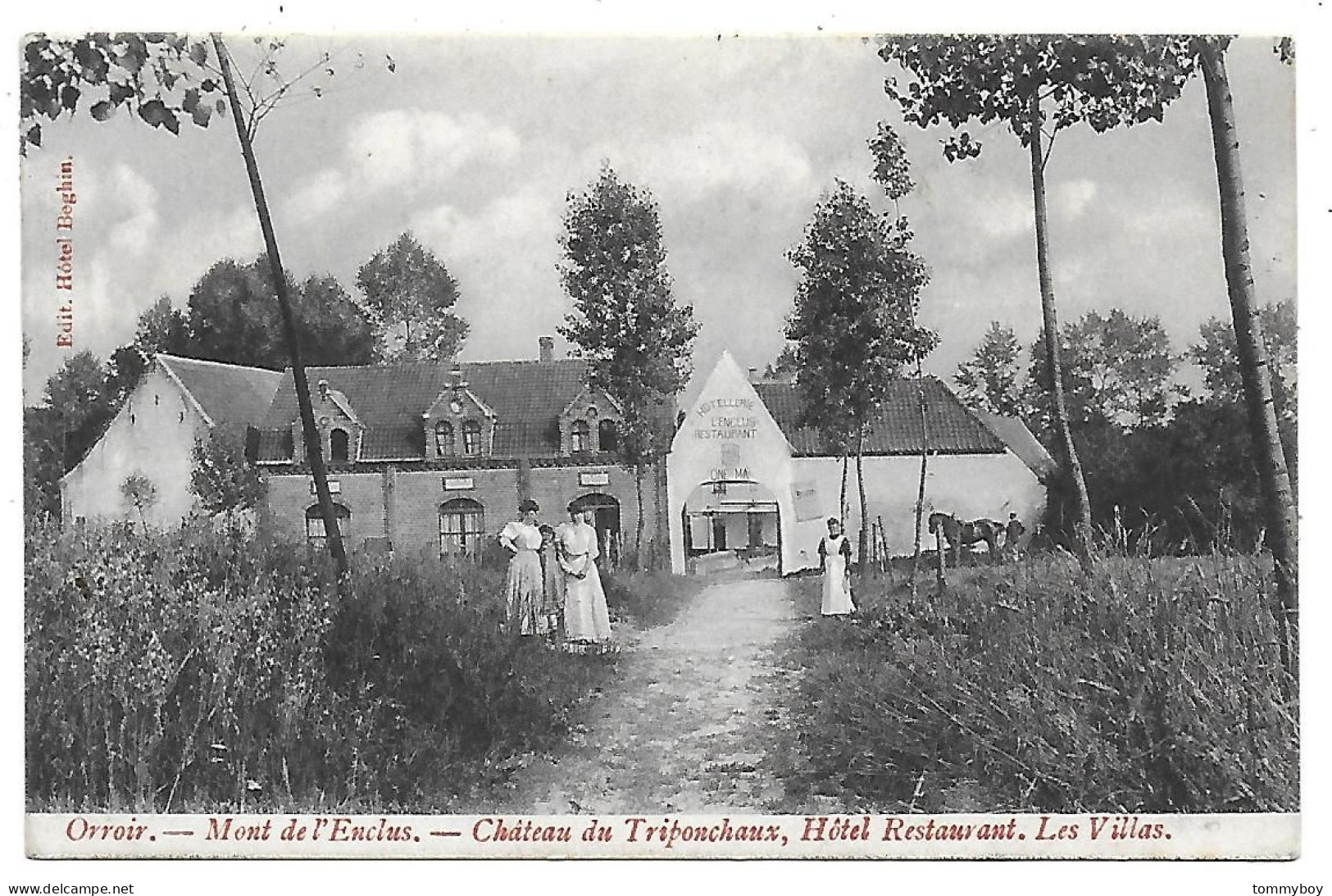 CPA Orroir, Château Du Triponchaux, Hôtel Restaurant, Les Villes - Mont-de-l'Enclus