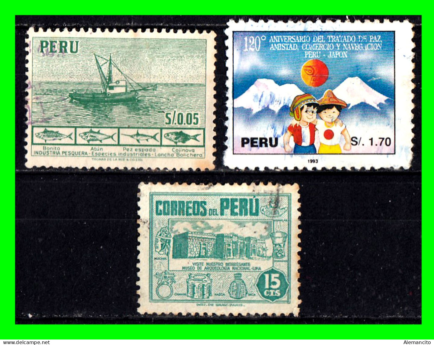 PERU ( AMERICA ) SELLOS DIFERENTES AÑOS Y VALORES - Pérou