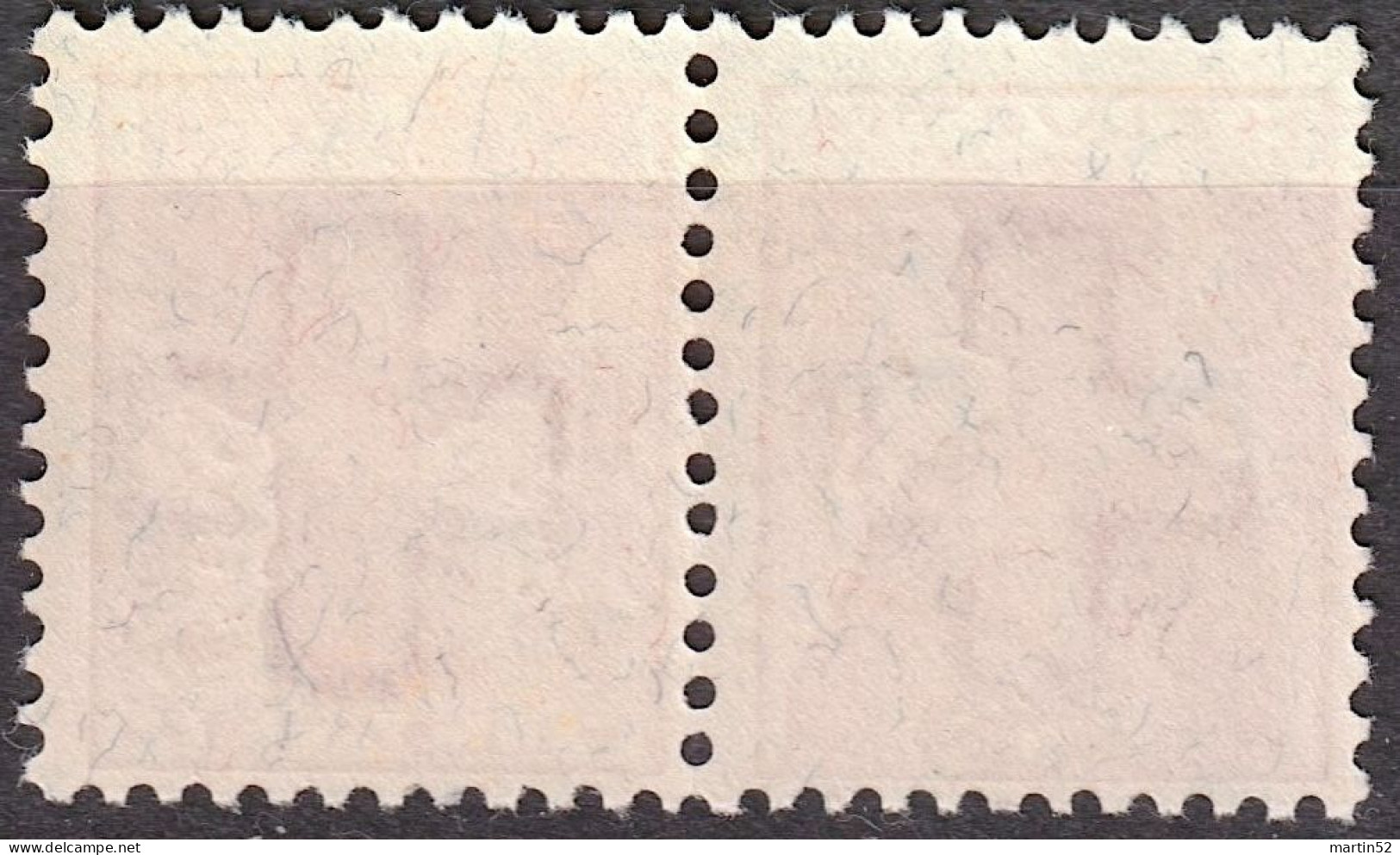 Schweiz Suisse 1909: Kehrdruck HELVETIA 10+10 Tête-bêche Zu K4 / Mi K6  * Falzspur MLH (Zu CHF 8.50 -50%) - Tête-bêche