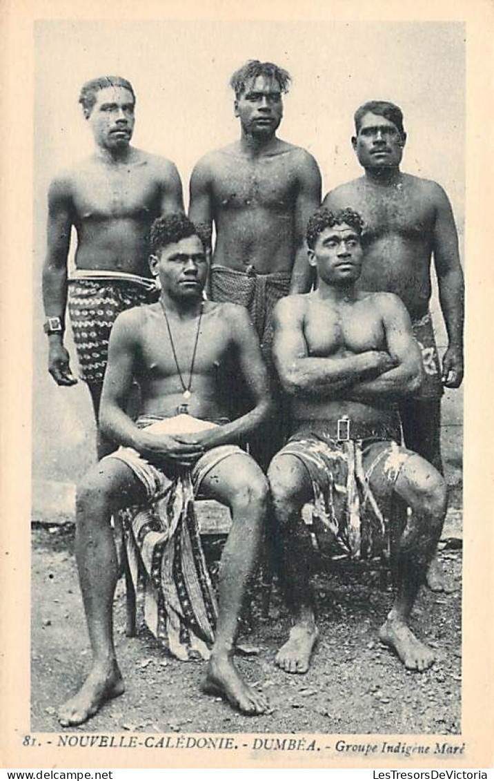 Nouvelle Calédonie - Dumbéa - Groupe Indigène Maré - Canaques - Carte Postale Ancienne - New Caledonia