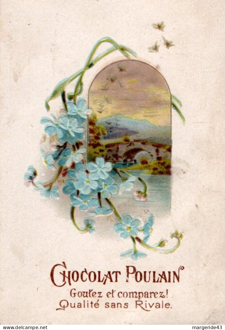 CHROMOS POULAIN - FLEURS ET PAYSAGE - Poulain