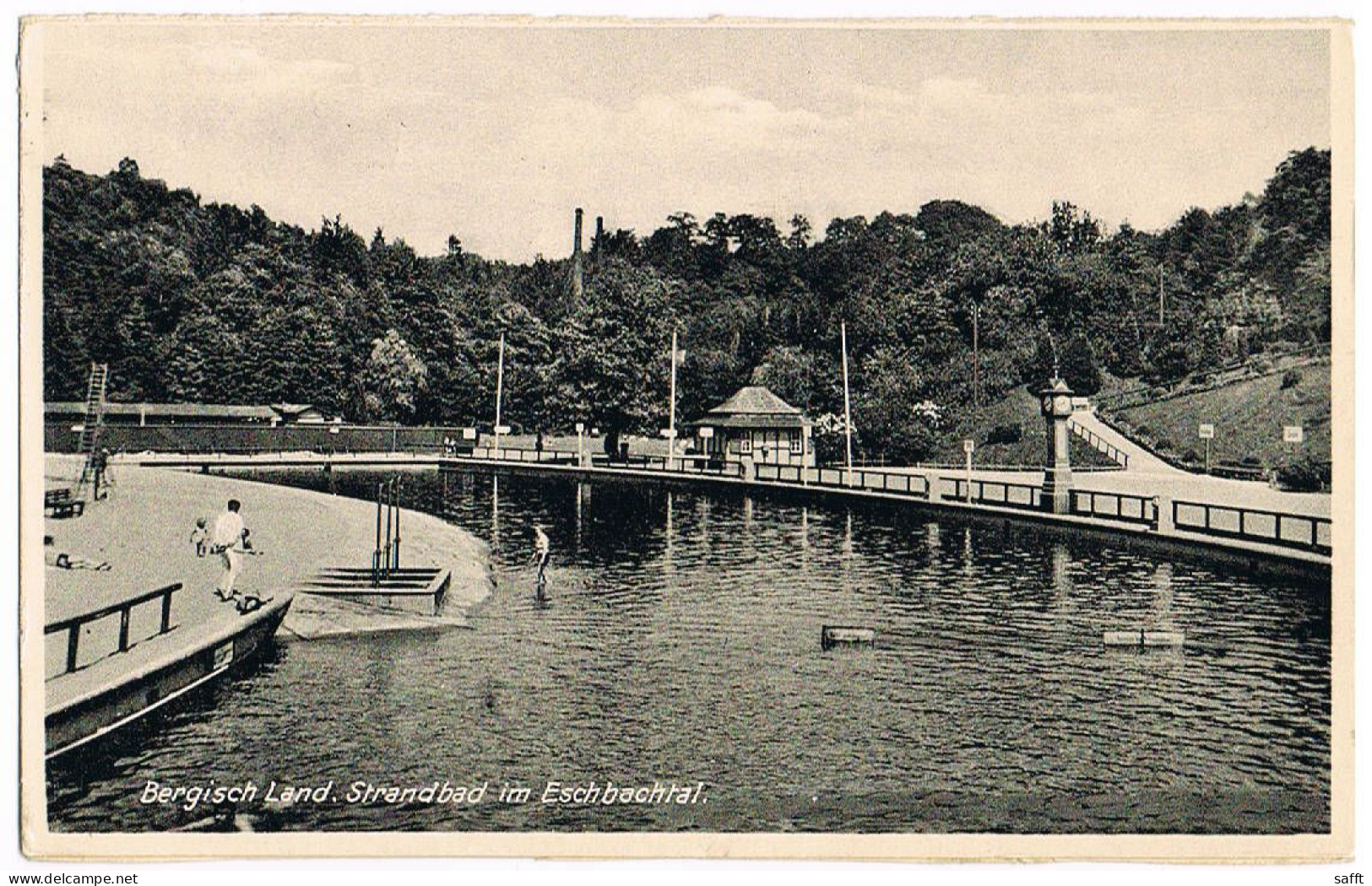 AK Remscheid - Bergisch Land, Strandbad Im Eschbachtal 1934 - Remscheid