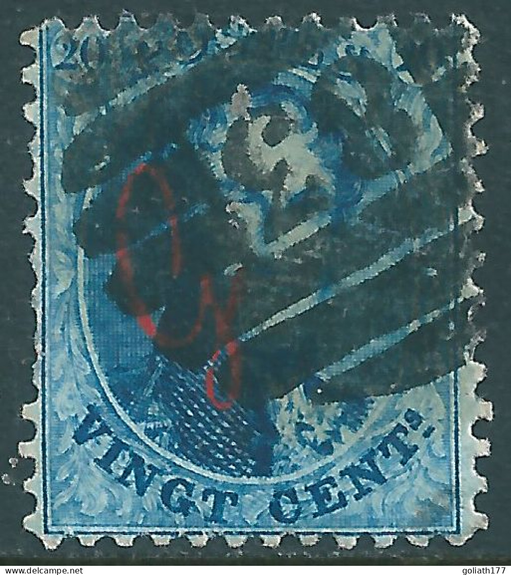 G15 Stempel P83 "Mons" Met Rood Merkteken "G" - Tanding 12,5 - Enkele Korte Tanden - 1863-1864 Medaglioni (13/16)