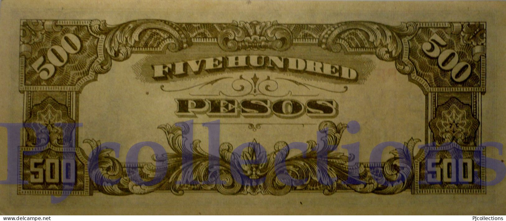 PHILIPPINES 500 PESOS 1944 PICK 114a AUNC - Philippinen