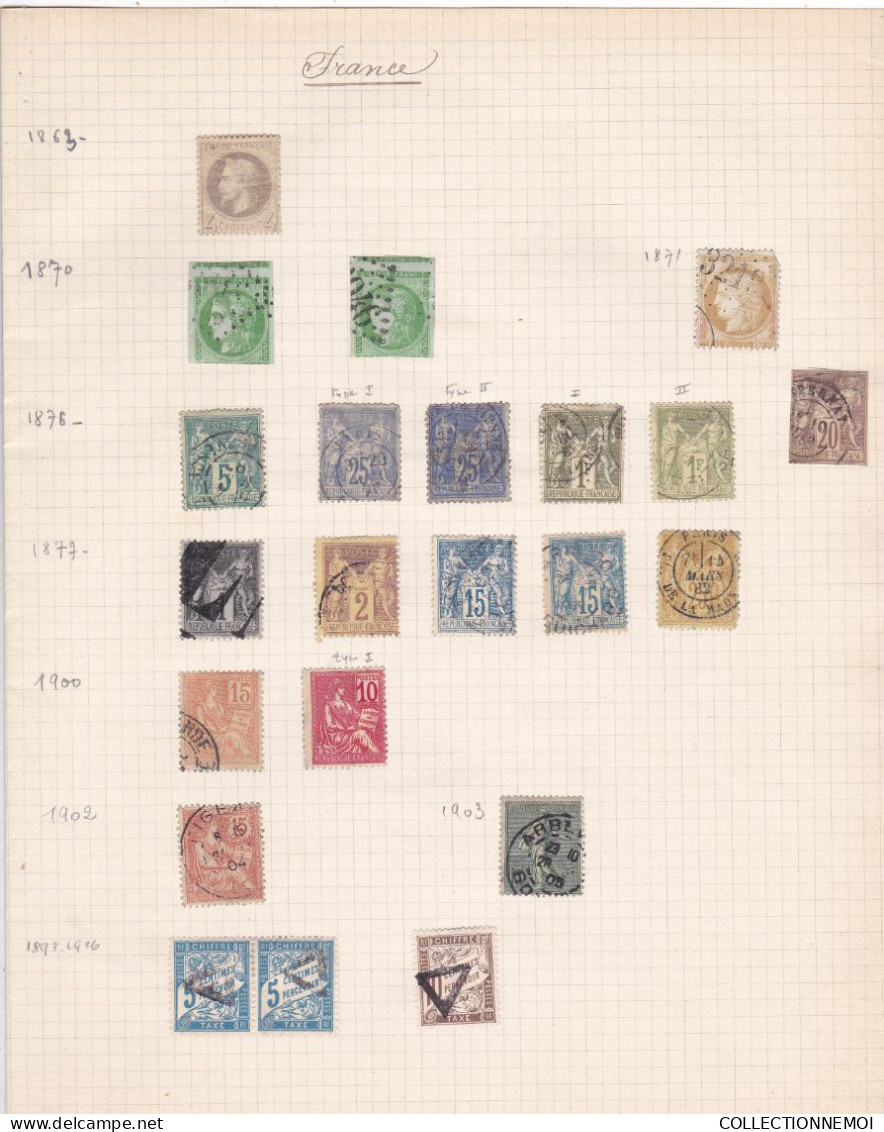 Un Petit Lot  De FRANCE - Vrac (max 999 Timbres)