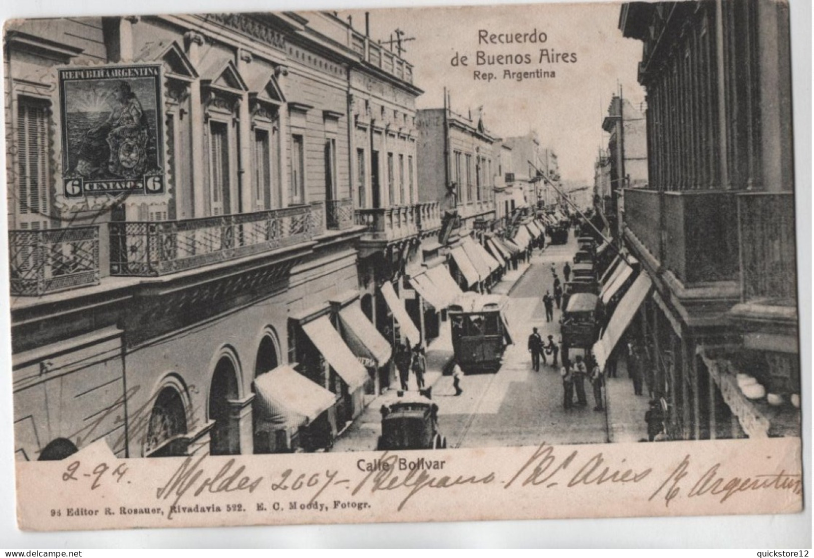 REcuerdo De Buenos Aires. Calle Bolivar   -  6474 - Argentina